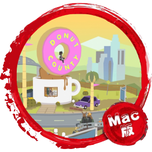 甜甜圈都市Donut County for Mac(冒险解谜风格游戏)