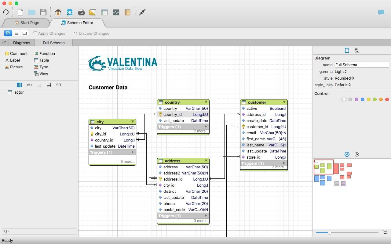 Valentina Studio Pro for mac  – 数据库管理