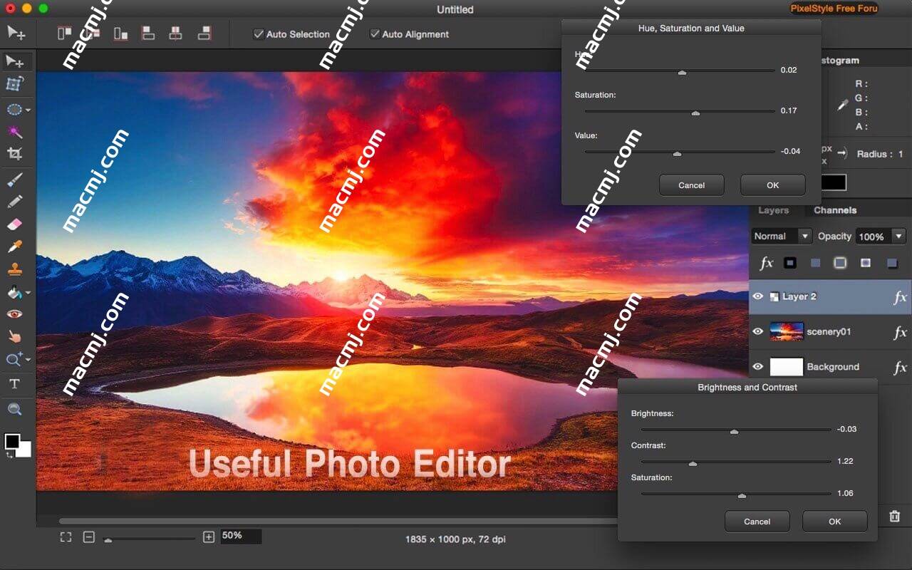 Photo Image Editor Pixelstyle for Mac(图像编辑器)