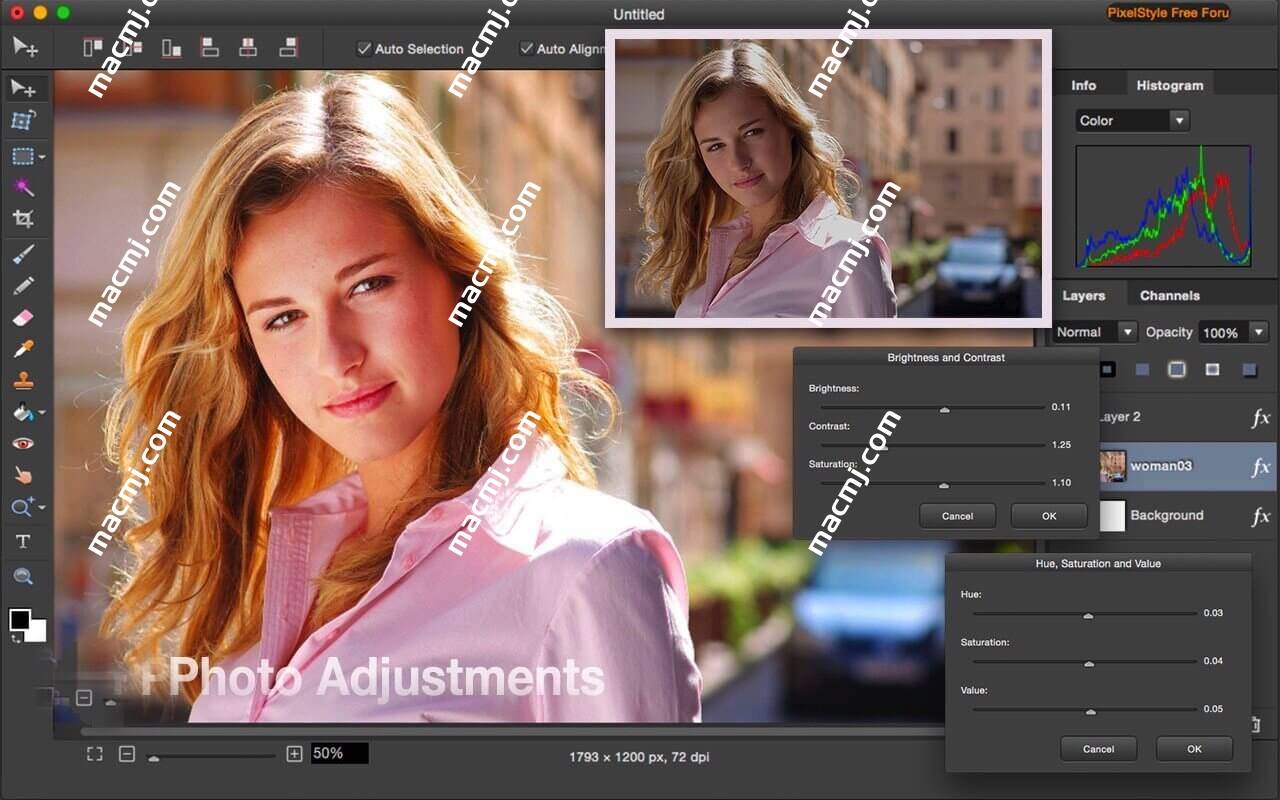 Photo Image Editor Pixelstyle for Mac(图像编辑器)