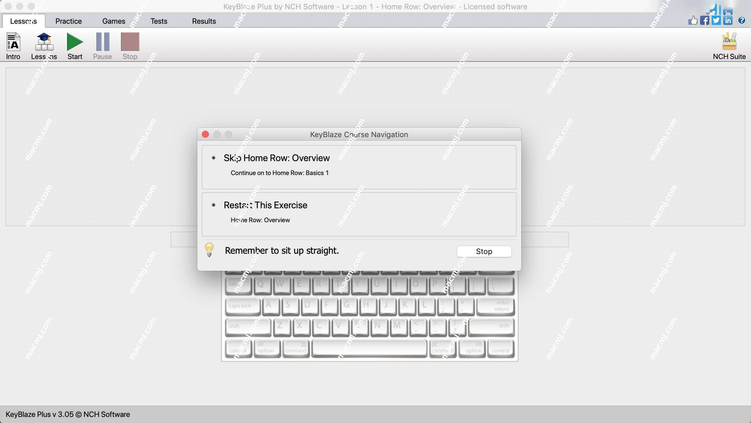 KeyBlaze for mac(专业打字练习软件)