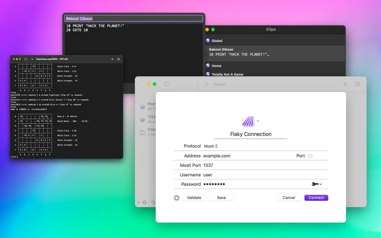 Prompt for mac(专业远程SSH服务器管理工具)插图 Prompt for mac(专业远程SSH服务器管理工具)