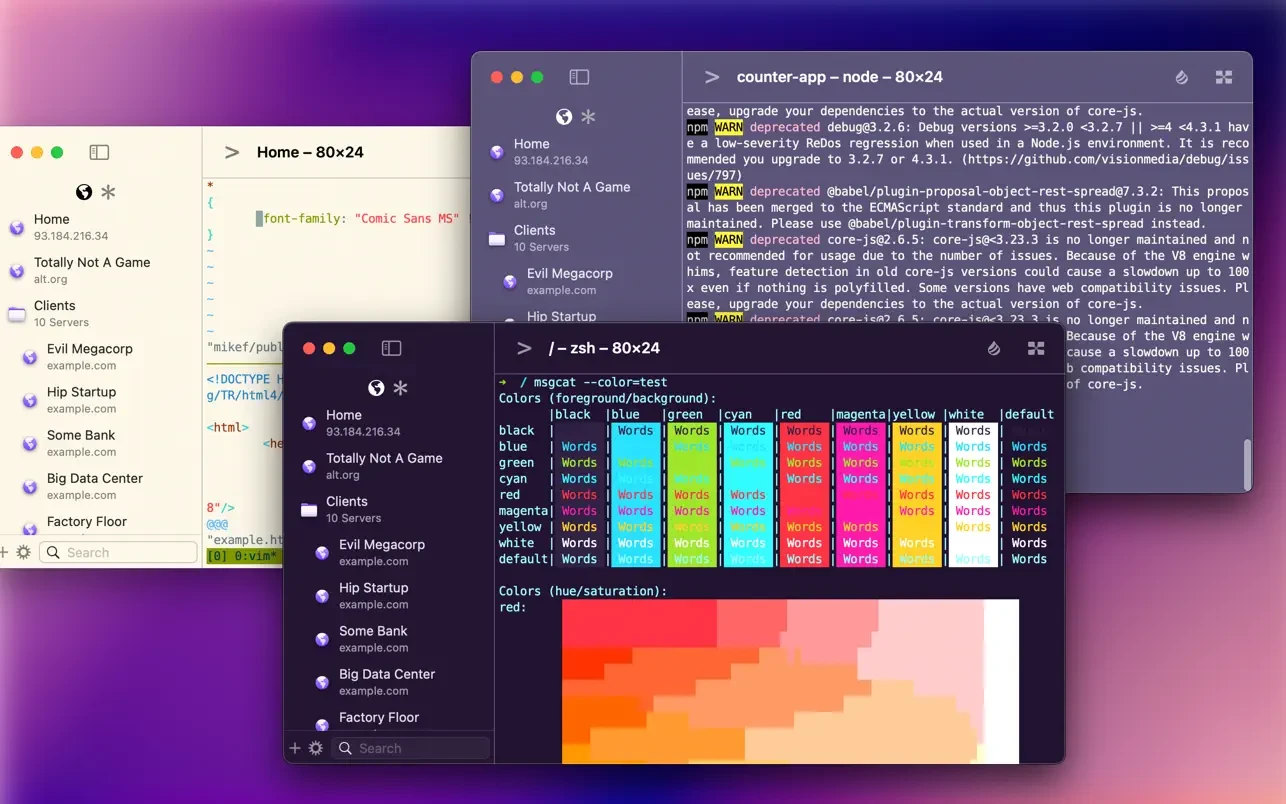 Prompt for mac(专业远程SSH服务器管理工具)插图4 Prompt for mac(专业远程SSH服务器管理工具)